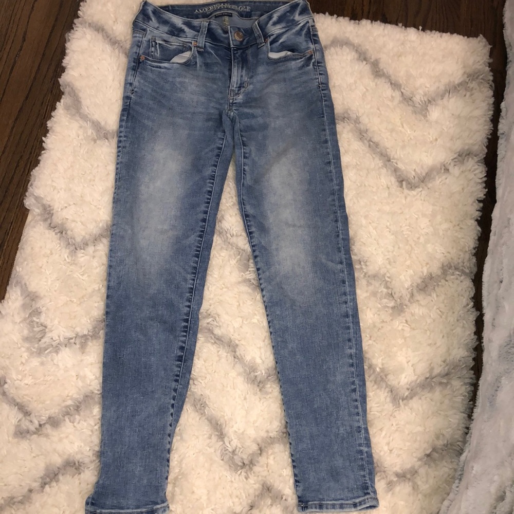 American Eagle super Stretch jeans. 0 short.